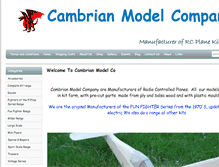 Tablet Screenshot of cambrianplanes.co.uk